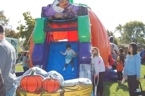 Inflatable Pumpkin Slide